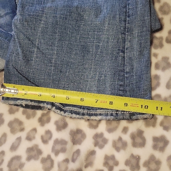 Miss Me Flare Blue Denim Jeans - Picture 6 of 8